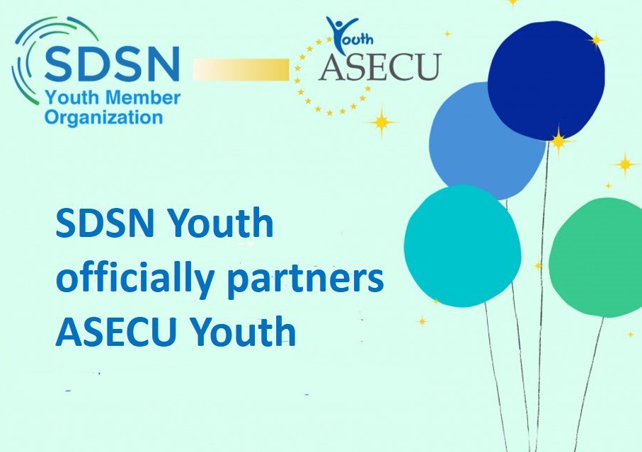 ASECU Youth and SDSN Youth are official partners