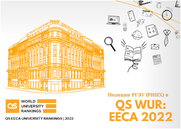 РГЭУ (РИНХ) укрепил позиции в глобальном рейтинге QS World University Rankings: EECA 2022